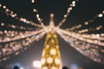 Free Photo of bokeh, lights, night