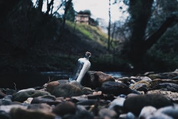 Free Photo of bottle, letter, sea