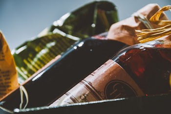 Free Photo of bottles, basket