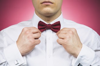 Free Photo of bowtie, dress shirt, cufflinks