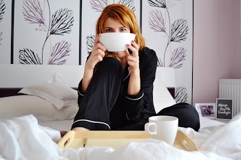 Free Photo of breakfast, bed, coffee