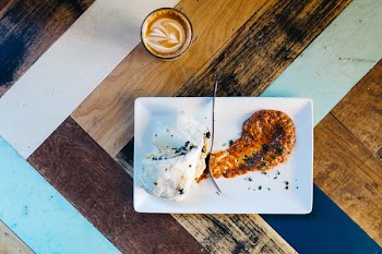 Free Photo of breakfast, burrito, coffee