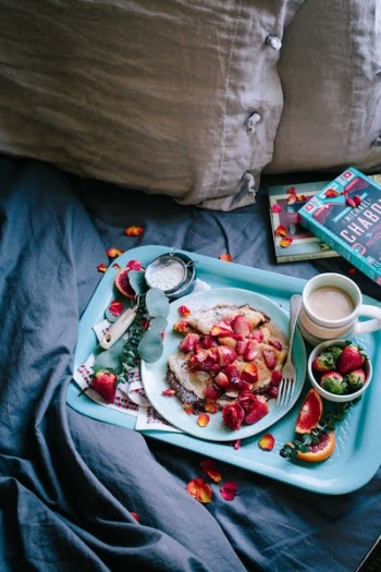 Free Photo of breakfast, pancake, strawberries