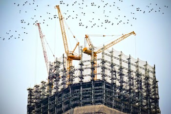 Free Photo of building, construction, cranes
