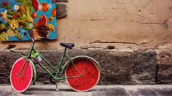 Free Photo of building, wall, bike