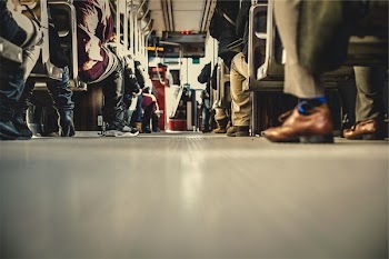 Free Photo of bus, transportation, people
