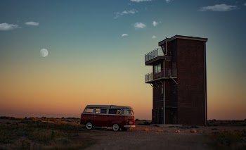 Free Photo of bus, vehicle, building