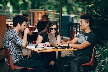 Free Photo of business meeting, people, coffee shop