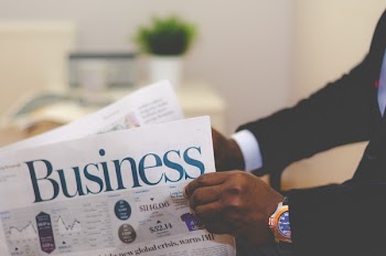 Free Photo of business, newspaper, reading