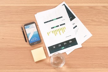 Free Photo of business, reports, charts