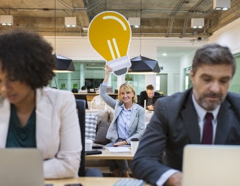 Free Photo of businessman, businesswoman, colleague