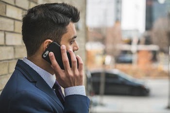 Free Photo of businessman, call, mobile