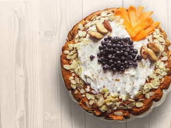 Free Photo of cake, dessert, fruits