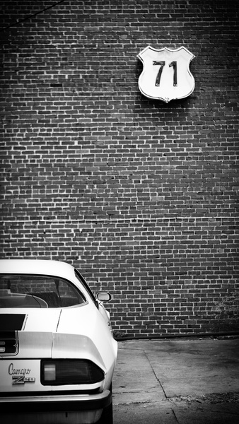 Free Photo of camaro, car, black &amp; white