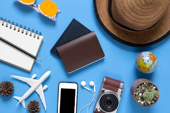 Free Photo of camera, essentials, fashion