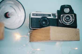 Free Photo of camera, wood, lights