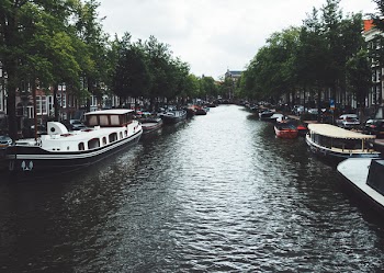 Free Photo of canal, water, boats