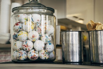 Free Photo of candy, jar, glass