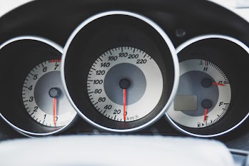 Free Photo of car, dashboard, speedometer
