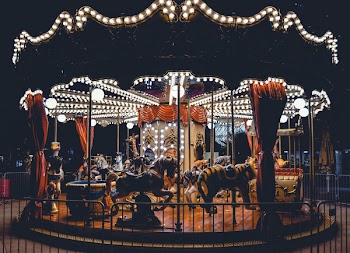 Free Photo of carnival, carousel, street food