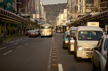 Free Photo of cars, busses, trucks