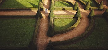 Free Photo of castle, garden, grass