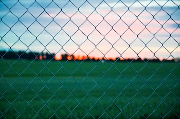 Free Photo of chainlink, fence, field