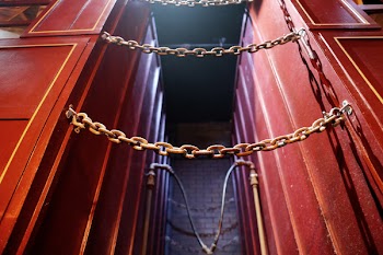 Free Photo of chains, links, red