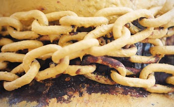 Free Photo of chains, links, yellow