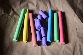 Free Photo of chalk, colours, colors