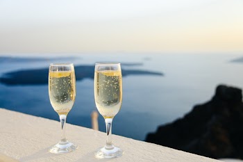 Free Photo of champaign, sparkling wine, glasses