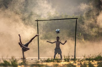 Free Photo of children, football, asia