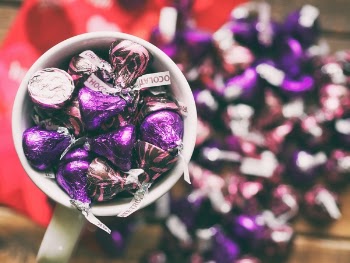 Free Photo of chocolate, sweet, kisses