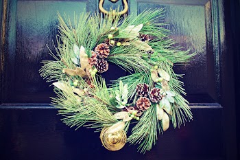 Free Photo of Christmas, wreath, door