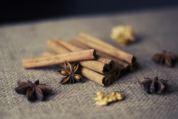 Free Photo of cinnamon sticks, anise, nuts