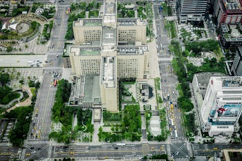 Free Photo of city, aerial, view