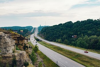 Free Photo of cliff, rocks, green