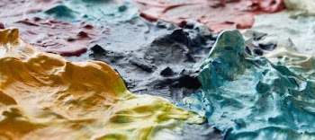 Free Photo of close up, wet, paint