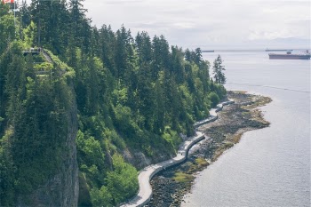 Free Photo of coast, path, pedestrians