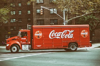Free Photo of cocacola, truck, vintage