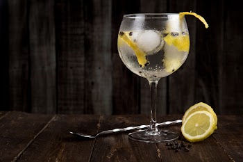 Free Photo of cocktail, glass, cold