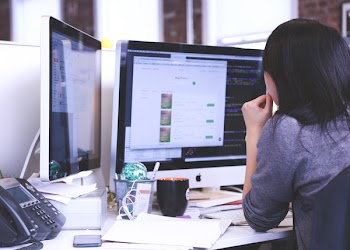 Free Photo of coding, programming, working