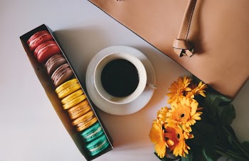 Free Photo of coffee, cup, saucer