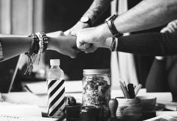 Free Photo of colleagues, cooperation, desk