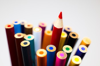 Free Photo of colored pencils, different, stand out