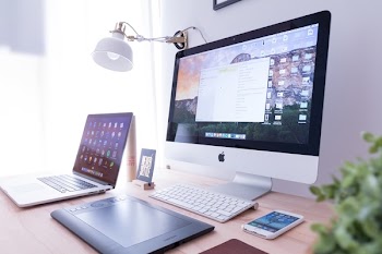 Free Photo of computer, keyboard, apple