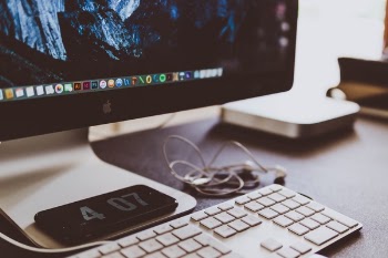 Free Photo of computer, keyboard, apple