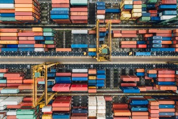 Free Photo of container, van, export