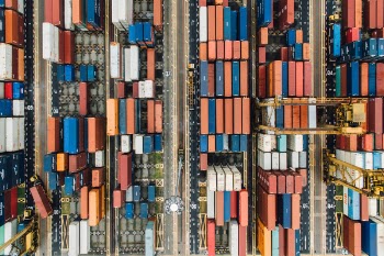 Free Photo of container, van, export