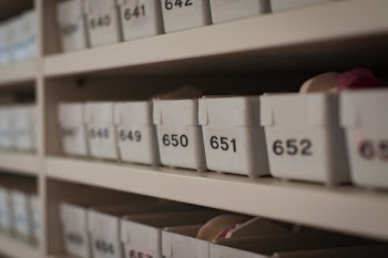 Free Photo of containers, bins, numbers